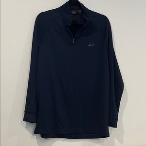 Greg Norman Collection Men's Dark Blue Quarter-Zip Pullover